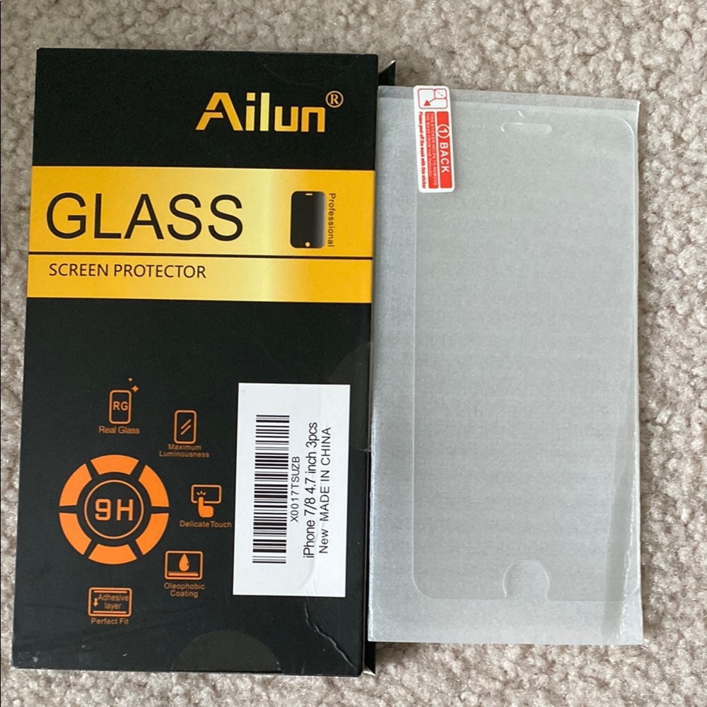 Ailun Black Glass Screen Protector